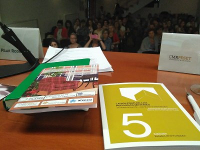 Presentación libros de la Fundación Pilares, detalle portadas