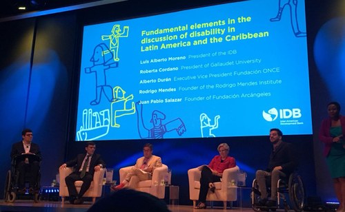 Panel sobre la discapacidad en América Latina y Caribe de la Conferencia INCLUYETECH 