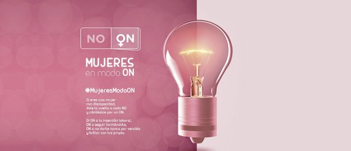 Imagen de la campaña "Mujeres en Modo ON"