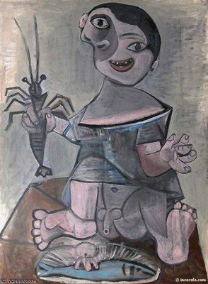 Jeune garçon à la langouste. Picasso