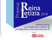 Cartela de los Premios Reina Letizia