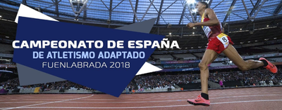Cartel Campeonato Nacional de Atletismo Adaptado 2018