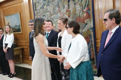 La reina con Gemma León