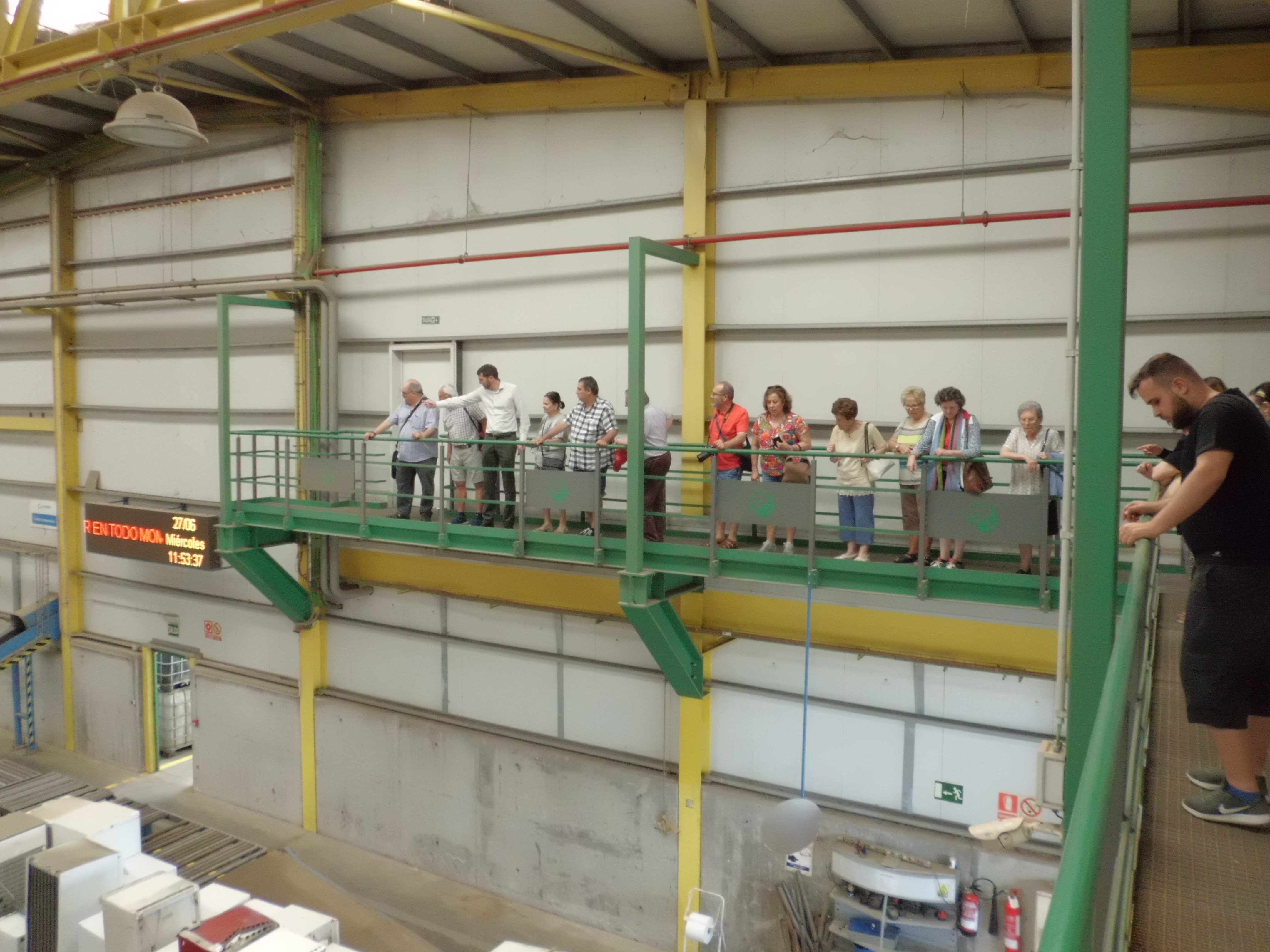 Visita a la Planta de Reciclados de ILUNION en La Bañeza