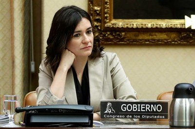 Carmen Montón en el Congreso de los Diputados