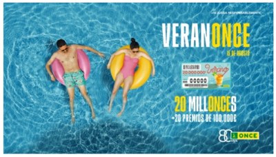 Cartel promocional del sorteo extraordinario de Verano