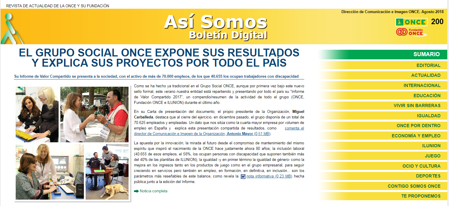 Reproducción parcial de la portada de la nueva edición de 'Así Somos'