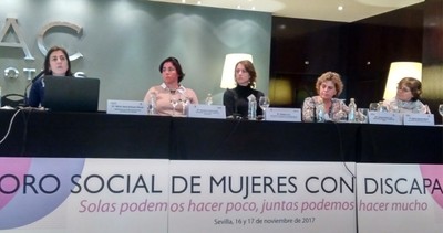 Participantes en el I Foro Social de Mujeres con Discapacidad celebrado el pasado año  en Sevilla