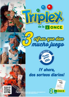 Cartel promocional de la nueva campaña del 'Triplex'