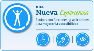 Cartel promocional de los proyectos de accesibilidad de Movistar