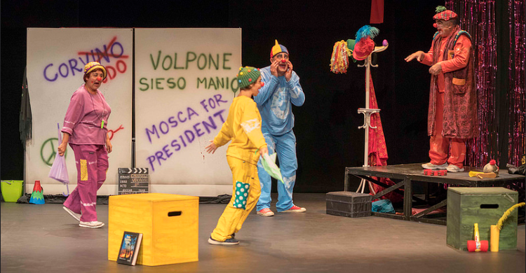 Representación de la obra "Volpone" de Orozú en Almagro