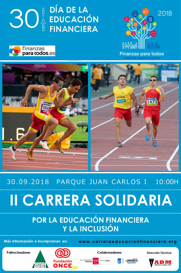 Cartel de la Carrera por la Educación Financiera y la Inclusión