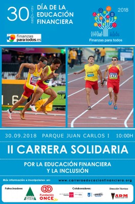 Cartel de la Carrera por la Educación Financiera y la Inclusión