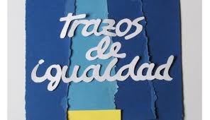 Motivo gráfico de "Trazos de Igualdad"