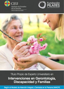 Cartel Título Experto Universitario de Fundación Pilares