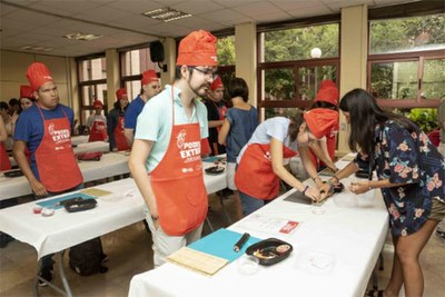 Participantes en uno de los talleres del Game Empleo de Madrid