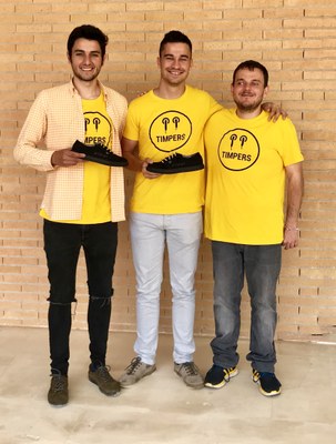 Componentes del equipo, con Diego Soliveres a la derecha de la imagen