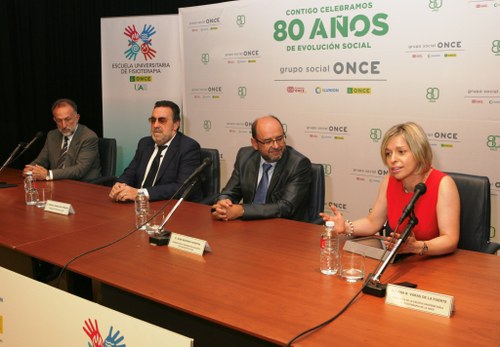 De izquierda a derecha: Javier Sáinz de Murieta, Miguel Carballeda, Juan Antonio Huertas y Ana Beatriz Varas