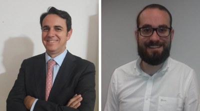Fernández de la Rosa (a la izquierda) y Nicolás García