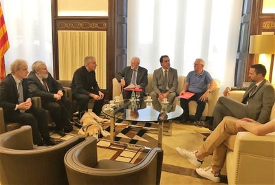 Reunión en el Parlament