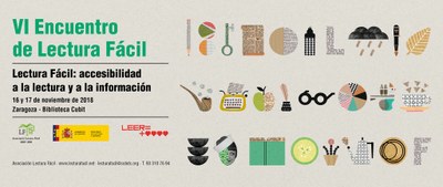 Cartel del VI Encuentro de Lectura Fácil 