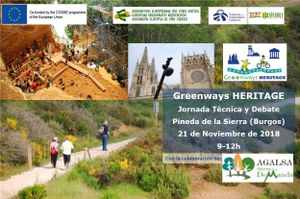 Cartel anunciador de la jornada de Burgos