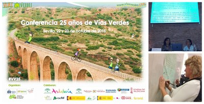 Cartel de la Conferencia de Vías Verdes