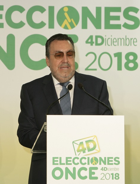 Miguel Carballeda durante el discurso final 