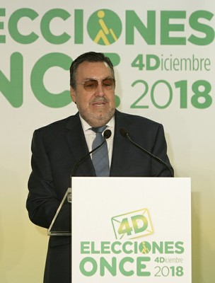 Miguel Carballeda durante el discurso final 