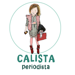 Dibujo de portada de "Calista, periodista"