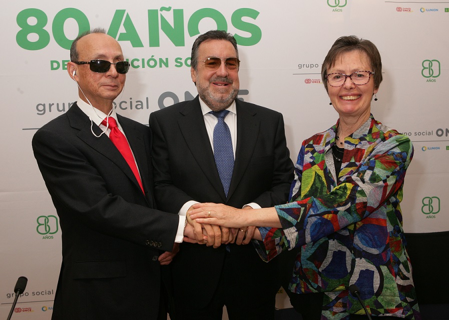 Fredric Schroeder, Miguel Carballeda y Frances Gentle