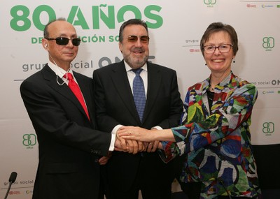 Fredric Schroeder, Miguel Carballeda y Frances Gentle