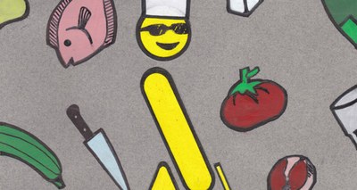 Ilustración "Cocina con sentido"