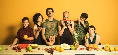 Los intérpretes de "El festín de los cuerpos"