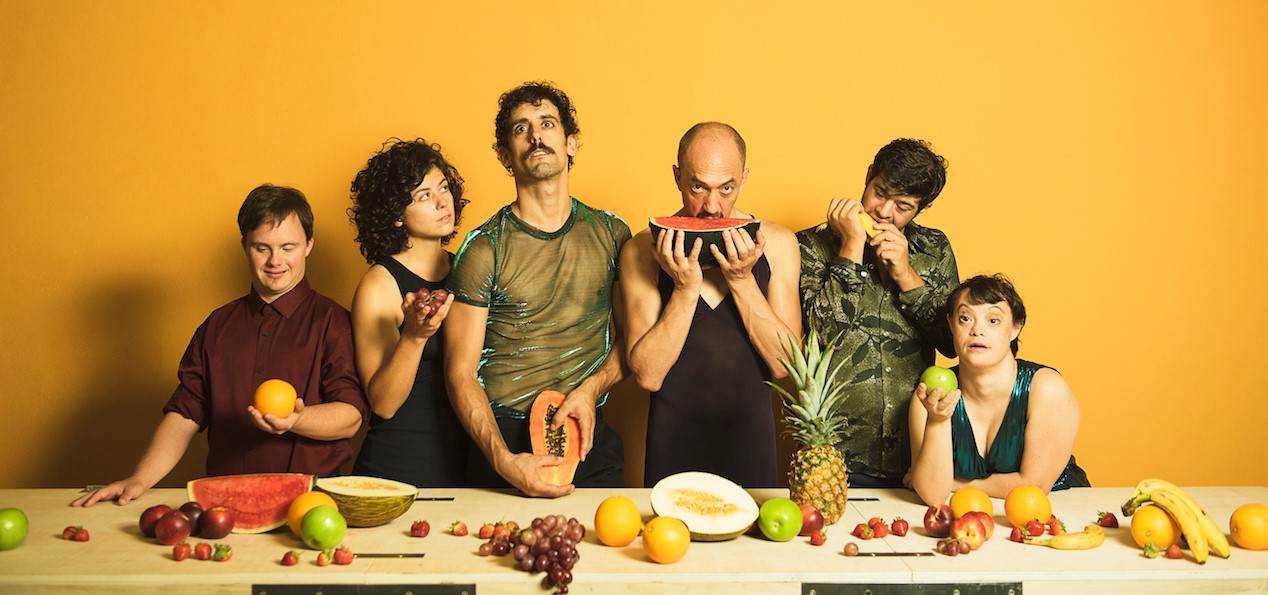 Los intérpretes de "El festín de los cuerpos"