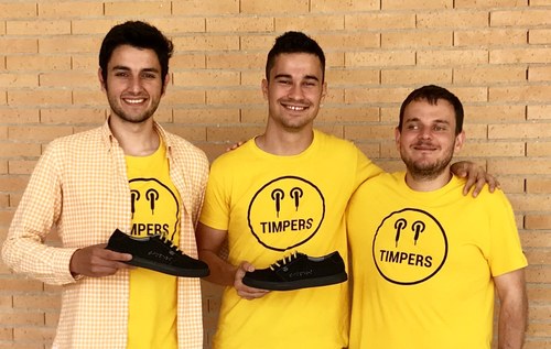 Los tres miembros del equipo Timpers 