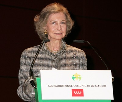 La reina agradece la concesión del premio y felicita a la ONCE por su 80 cumpleaños