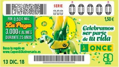 Reproducción de uno de los cupones de la colección conmemorativa