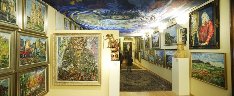 Vista del interior del Museo Juan Abelló de Mollet de Vallès
