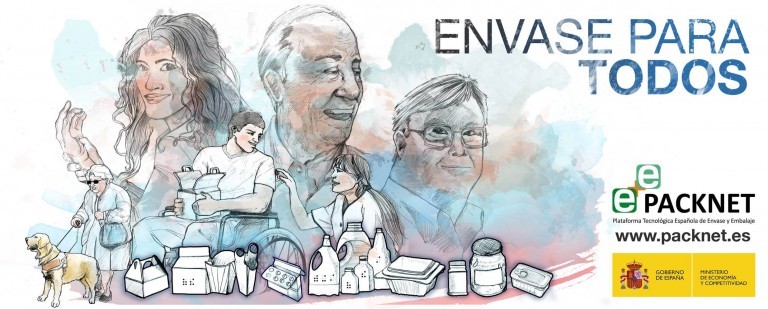 Cartel promocional de la campaña 'Envase para todos'