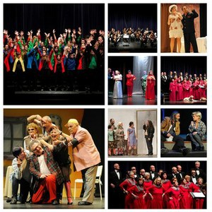 Collage músicos y actores de la ONCE