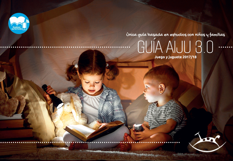 Guía AIJU, banner, dos peques jugado