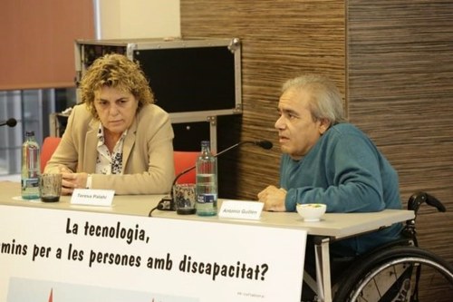 Palahí y Guillén durante la clausura del congreso