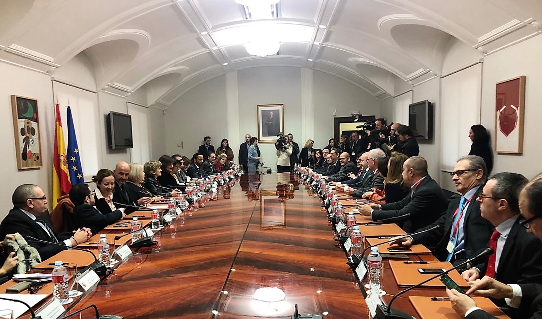 Reunión de CERMI en Moncloa