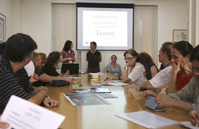 Sesión de trabajo del Poyecto ARCHES en el Museo Lázaro Galdiano