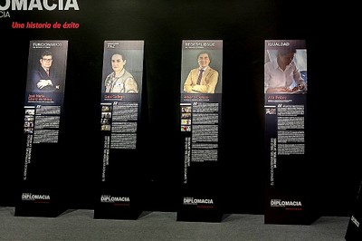Zona de la muestra donde aparece la figura de Ana Peláez
