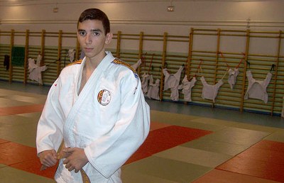 El judoca afiliado a la ONCE Sergio Ibáñez