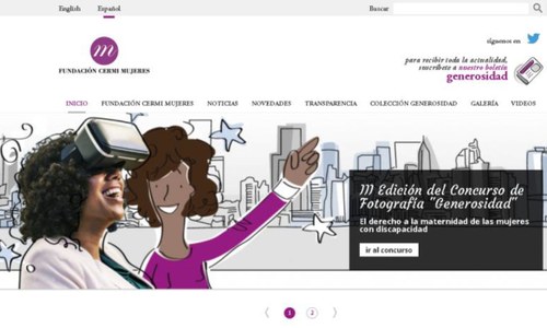 Imagen de la nueva web de la FCM