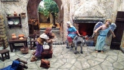 Una de las escenas del espectacular belén jerezano