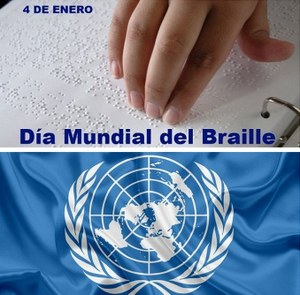 Collage alusivo al Día Mundial del Braille